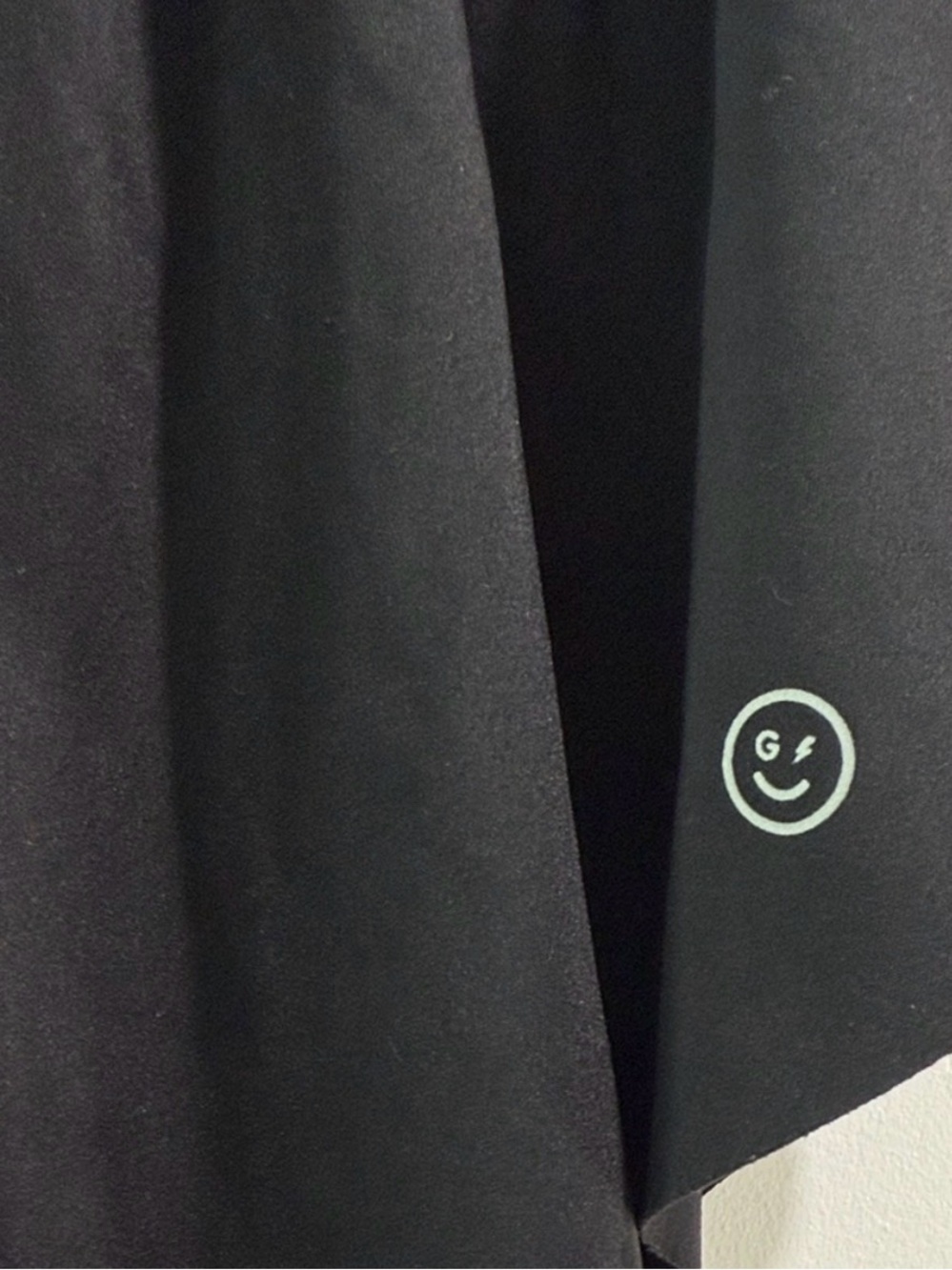 Gilly Hicks Black Layered Athletic Shorts with Drawstring - Picture 3 of 4